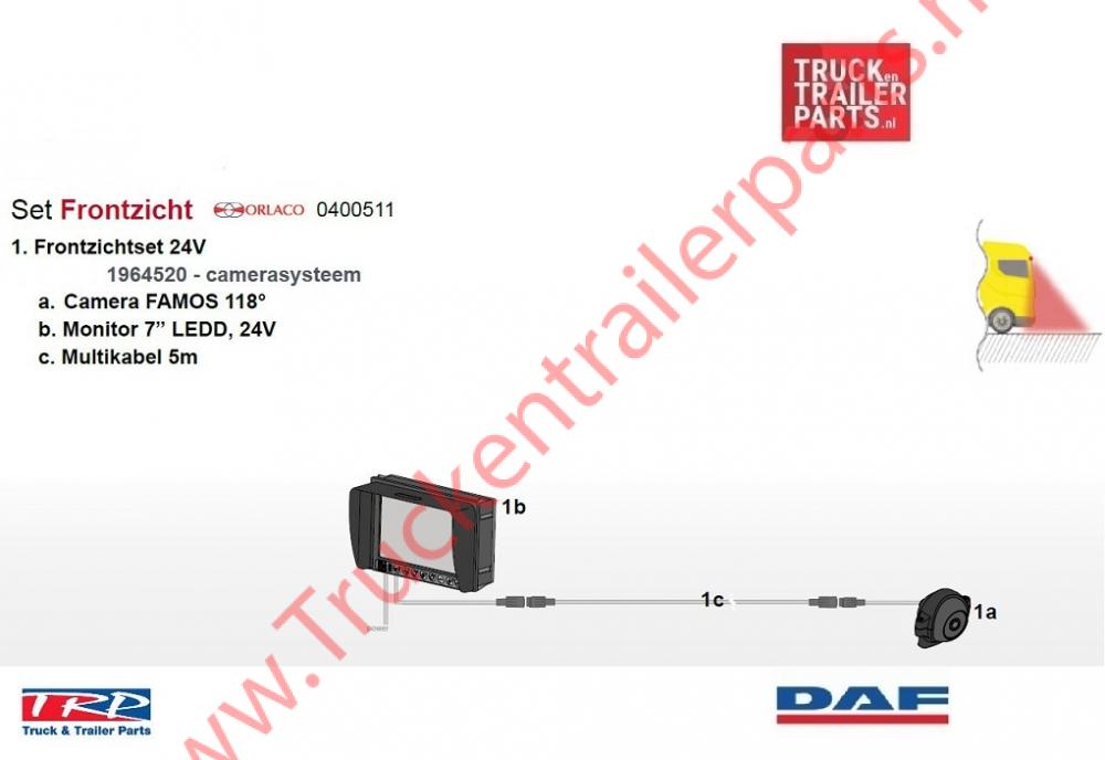 A/V combination Camera Orlaco type  Famos118      