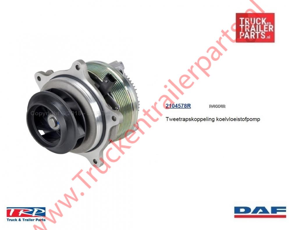 Coolant pump 2 stage DAF XF/CF  euro6    